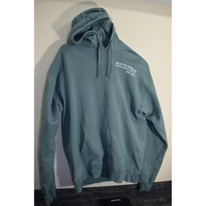 Delta Phi Epsilon Foreign Service Society Fraternity Hoodie MENS M Green
